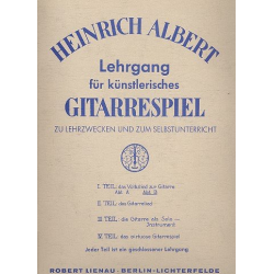 Lehrgang für künstlerisches -Heinrich Albert