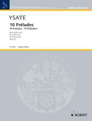 10 préludes op.35 pour violon - Eugène Ysaye