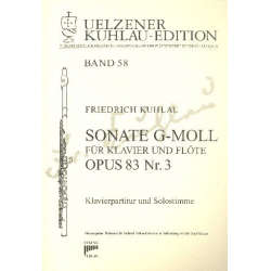 Sonate g-Moll op.83,3 - Friedrich Daniel Rudolph Kuhlau