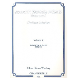 Guitar works vol.5 didactic - Johann Kaspar Mertz