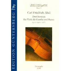 Maltzan Sammlung Band 2 - 3 Sonaten - Carl Friedrich Abel