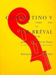 Concertino re majeur no.5 - Jean Baptiste Breval
