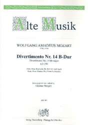Divertimento B-Dur Nr.14 KV270 - Wolfgang Amadeus Mozart