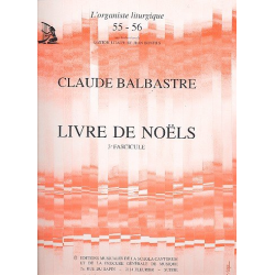 Livre de Noels vol.3 pour orgue - Claude Benigne Balbastre