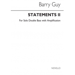 Statements 2 : for double bass - Barry Guy