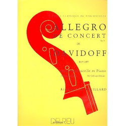 Allegro de concert op.11 pour -Charles Davidoff