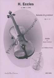 Sonate g-Moll op.1,11 für Violine - Henry Eccles