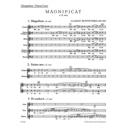 Magnificat : für 6 gemischte - Claudio Monteverdi