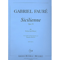 Sicilienne op.78 für Violine und Klavier - Gabriel Fauré