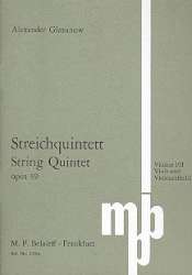 Streichquintett op.39 für 2 Violinen, - Alexander Glasunow