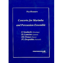 Concerto for marimba and percussion-ensemble - Ney Gabriel Rosauro