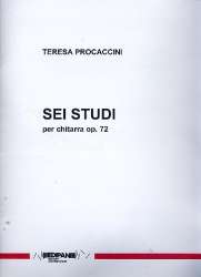 6 Studi op.72 per chitarra - Teresa Procaccini