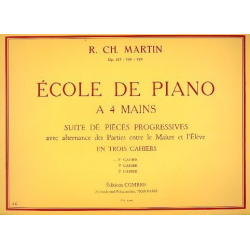 École de piano à 4 mains vol.1 op.127 - Robert Charles Martin