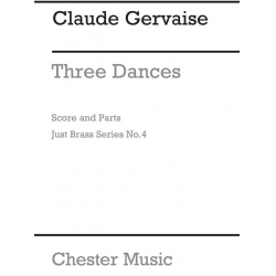 3 Dances for 2 trumpets, horn, - Claude Gervaise