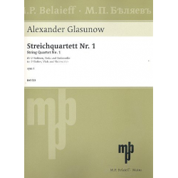 Streichquartett Nr.1 op.1 - Alexander Glasunow