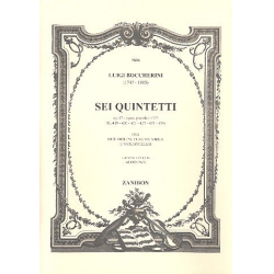 6 Quintette op.17 für Flöte, - Luigi Boccherini