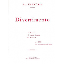 Divertimento pour cor et piano -Jean Francaix
