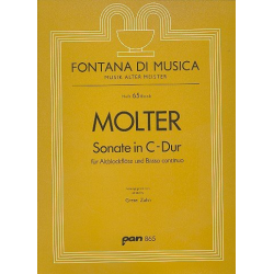 Sonate C-Dur - Johann Melchior Molter