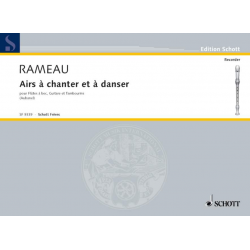 Airs à chanter et à danser für - Jean-Philippe Rameau / Arr. Georges Aubanel
