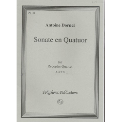 Sonate en quatuor - Louis-Antoine Dornel