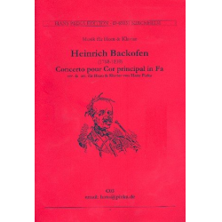 Konzert F-Dur für Horn und - Johann Georg Heinrich Backofen