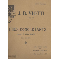 6 Duos Concertants vol.2 op.19 (nos.4-6) - Giovanni Battista Viotti