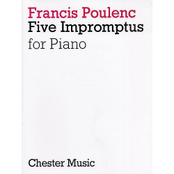 5 Impromptus for piano - Francis Poulenc