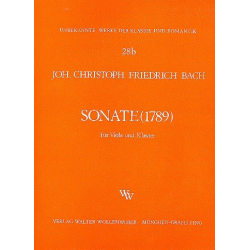 Sonate D-Dur für Viola und Klavier - Johann Christoph Friedrich Bach