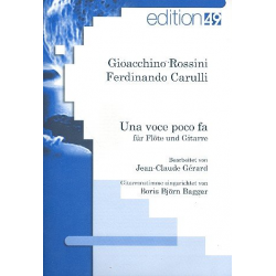 Una voce poco fa für Flöte und - Gioacchino Rossini