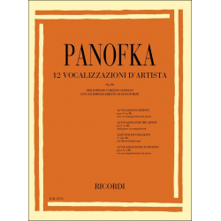 12 vocalizzi d'artista op.86 : per - Heinrich Panofka