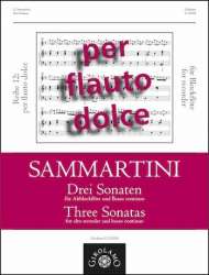 3 Sonaten -Giuseppe Sammartini