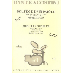 Solfege rhythmique vol.1 -Dante Agostini