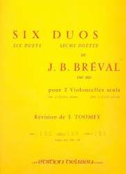 6 Duos vol.2 pour 2 violoncelles - Jean Baptiste Breval