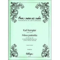 Missa pastoritia  F-Dur op. 105 - Karl Kempter