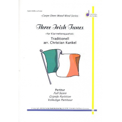 3 irish Tunes : für 4 Klarinetten