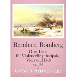 3 Trios op.38 - für Violoncello principale, - Bernhard Romberg