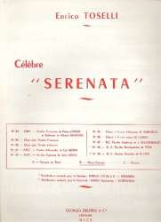 Célèbre Serenata pour voix moyenne et piano (dt) - Enrico Toselli