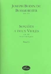 Sonates a deux violes op.10 Band 1 (nos.1-3) - Joseph Bodin de Boismortier