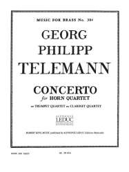 Concerto for 4 horns (or trumpets, clarinets) - Georg Philipp Telemann / Arr. Robert King