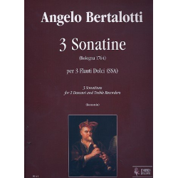 3 Sonatinen - Angelo Bertalotti