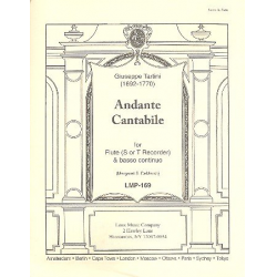 Andante Cantabile for flute (or - Giuseppe Tartini