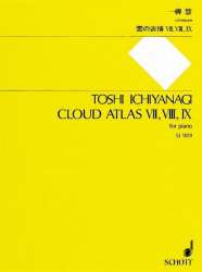 Cloud Atlas VII, VIII, IX for piano - Toshi Ichiyanagi