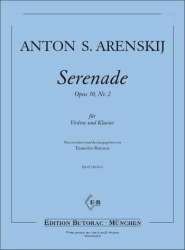 Serenade op.30,2 für - Anton Stepanowitsch Arensky