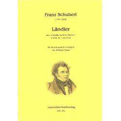 Ländler D378 (Auswahl) für Klavier - Franz Schubert