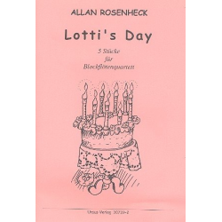 Lotti's Day für 4 Blockflöten (SATB) - Allan Rosenheck