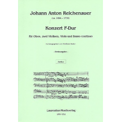 Konzert F-Dur für Oboe, 2 Violinen, - Johann Anton Reichenauer