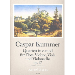 Quartett a-Moll op.47 - für - Caspar Kummer