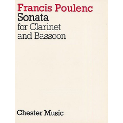 Sonata for clarinet and bassoon, - Francis Poulenc