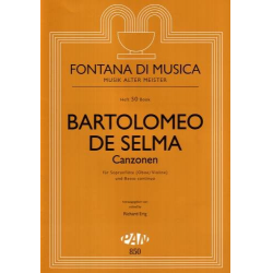 Canzonen für Melodieinstrument - Bartolo Selma y Salaverde