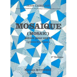 Mosaique vol.1 pièces pour orgue - Jean Langlais